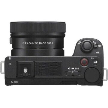 ZV-E10 II + 16-50mm Lens Kit Dijital Fotoğraf Makinesi (Siyah)