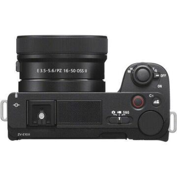 ZV-E10 II + 16-50mm Lens Kit Dijital Fotoğraf Makinesi (Siyah)