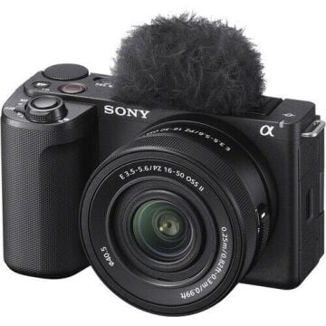 ZV-E10 II + 16-50mm Lens Kit Dijital Fotoğraf Makinesi (Siyah)