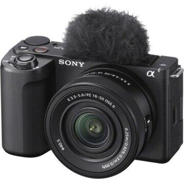 ZV-E10 II + 16-50mm Lens Kit Dijital Fotoğraf Makinesi (Siyah)