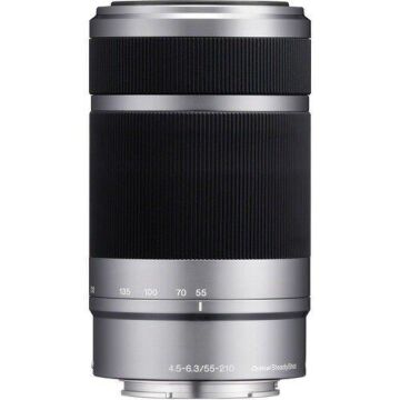 E 55-210mm F/4.5-6.3 OSS Lens (Gümüş/Sony E-Mount)