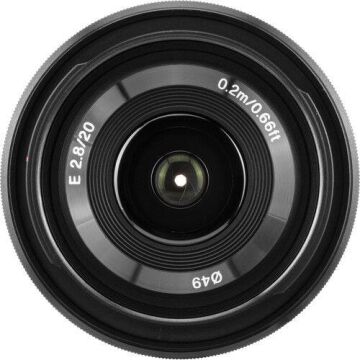 E 20mm F/2.8 Lens (Sony E-Mount)
