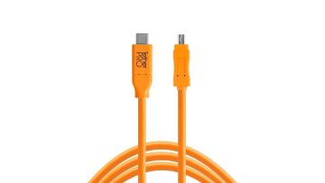 TetherPro USB-C to 2.0 Mini-B 8-Pin 4.6 m Bağlantı Kablosu