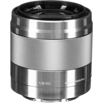 E 50mm F/1.8 OSS Lens (Gümüş/Sony E-Mount)