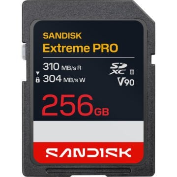 256GB Extreme Pro 310 mb/s V90 UHS-II SDXC Hafıza Kartı