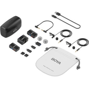 Boyamic All-In-One Kablosuz İkili Yaka Mikrofonu