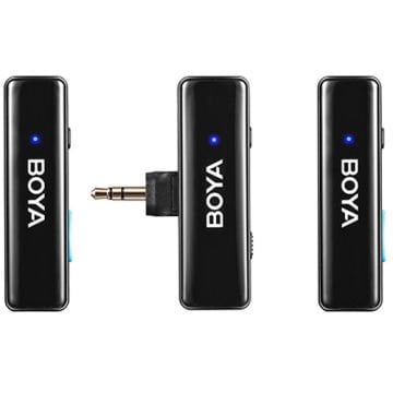 Boyalink All-In-One Kablosuz İkili Yaka Mikrofonu