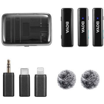 Boyalink All-In-One Kablosuz İkili Yaka Mikrofonu