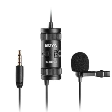 BY-M1 Pro II Çok Yönlü Kablolu Yaka Mikrofonu