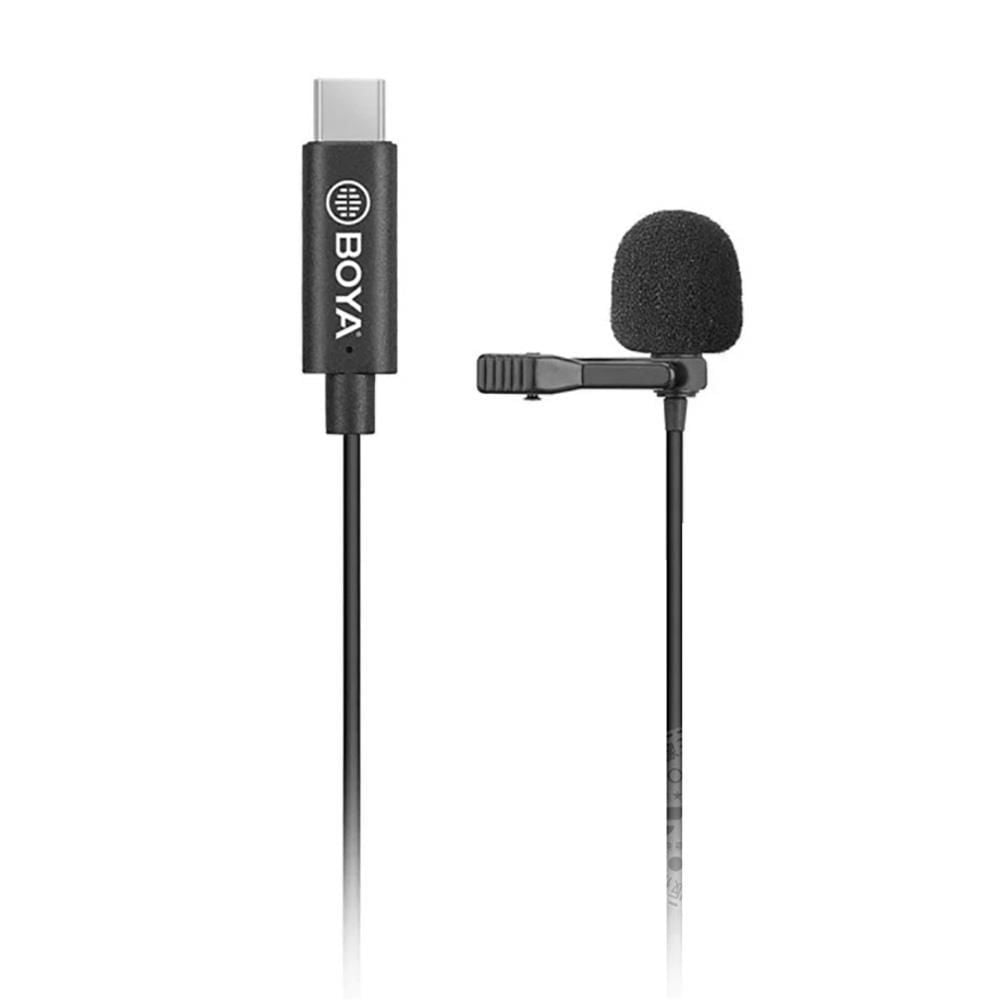 BY-M3 Type-C Kablolu Telefon Yaka Mikrofonu