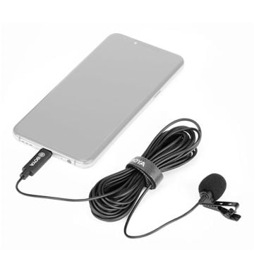 BY-M3 Type-C Kablolu Telefon Yaka Mikrofonu