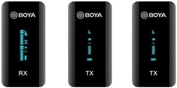 BY-XM6-S2 Kablosuz İkili Yaka Mikrofonu