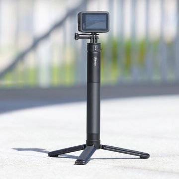 C017GBB1 MT-76 Go-Quick II 1.5 mt. Aksiyon Kamerası için Manyetik Uzatılabilir Selfie Çubuğu