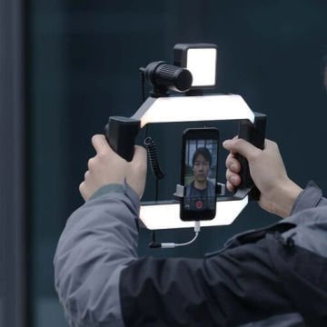 U-Rig Işıklı Telefon Video Rig