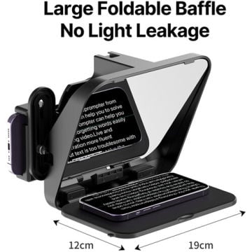 RT02 Tabletler ve Akıllı Telefonlar için Uzaktan Kumandalı Universal Teleprompter