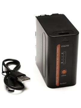 DC-F970D Video Işık Batarya ( Powerbank Özellikli )