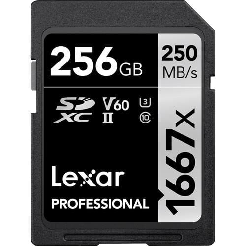 Professional 256GB 1667x SDXC UHS-II SD Hafıza Kartı