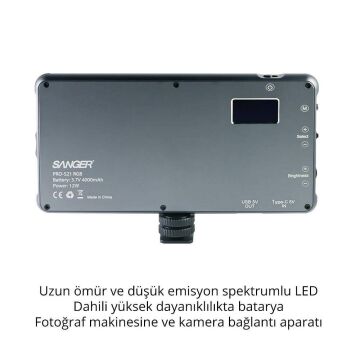 PRO-S21 RGB Led Video Efekt Işığı