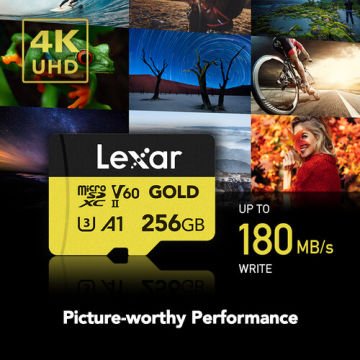 256GB 280 mb/s Gold Serisi Micro SD Hafıza Kartı