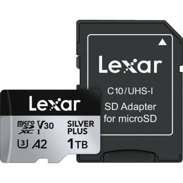 1TB 205 mb/s Silver Plus Serisi Micro SD Hafıza Kartı