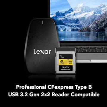 1TB 1900 mb/s Gold Serisi CF Express Type B Hafıza Kartı