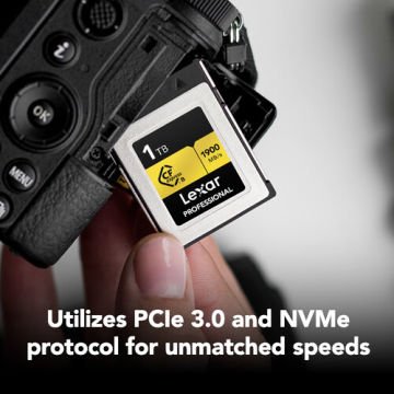 1TB 1900 mb/s Gold Serisi CF Express Type B Hafıza Kartı