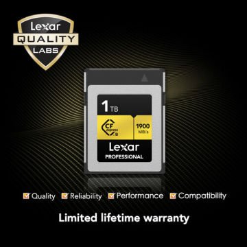 1TB 1900 mb/s Gold Serisi CF Express Type B Hafıza Kartı