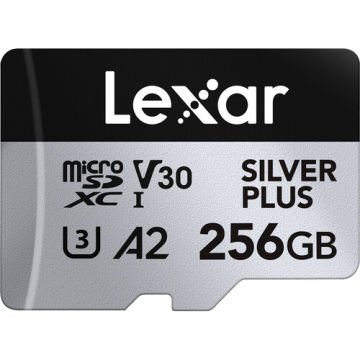 256GB 205 mb/s Silver Plus Serisi Micro SD Hafıza Kartı
