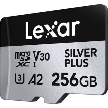 256GB 205 mb/s Silver Plus Serisi Micro SD Hafıza Kartı