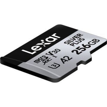 256GB 205 mb/s Silver Plus Serisi Micro SD Hafıza Kartı