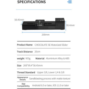 YCECSSEA Chocolate SE Motorlu Slider