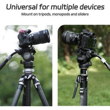 MQP16260S Pineta Pro Karbon Fiber & FH60S Video Fluid Kafa Monopod Kit
