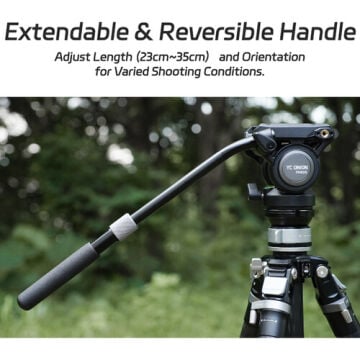 MQP16260S Pineta Pro Karbon Fiber & FH60S Video Fluid Kafa Monopod Kit