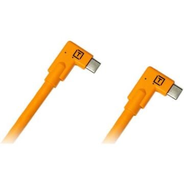 Tether Tools TetherPro USB-C to USB-C İki Dik Açılı 4.6m Bağlantı Kablosu