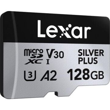 Lexar Silver Plus 128GB UHS-I Micro SDXC Hafıza Kartı