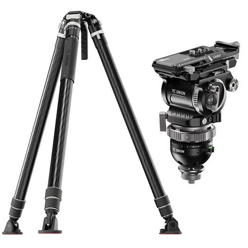 YCTPCLCB7R Pineta Lite & CB7 Cedar Fluid Head Karbon Fiber Tripod Kit