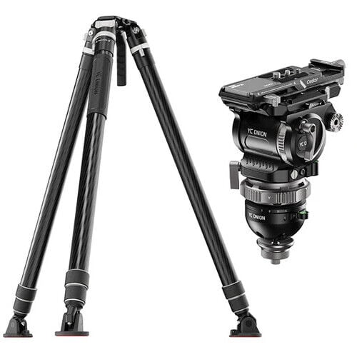 YCTPCLCB7R Pineta Lite & CB7 Cedar Fluid Head Karbon Fiber Tripod Kit