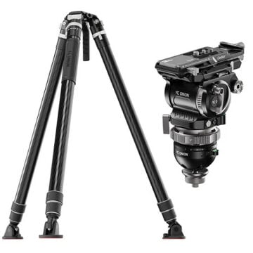 YCTPCLCB7R Pineta Lite & CB7 Cedar Fluid Head Karbon Fiber Tripod Kit