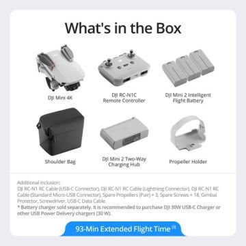 Mini 4K Fly More Combo