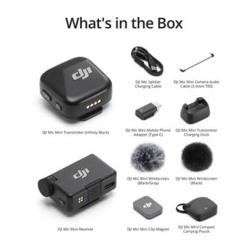 Mic Mini ( TX+RX) Kablosuz Mikrofon Sistemi