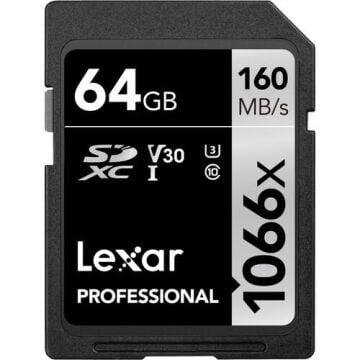 Professional 64GB 1066x SDXC UHS-I SD Hafıza Kartı
