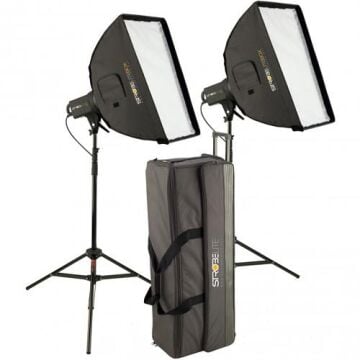 Strobelite Plus 400W İkili Paraflaş Set (230)