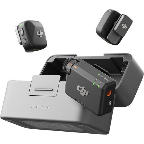 Mic Mini ( 2TX+1RX+Charging Case) 2 Konuşmacılı Kablosuz Mikrofon Sistemi