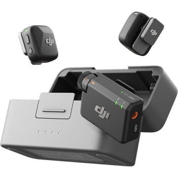 Mic Mini ( 2TX+1RX+Charging Case) 2 Konuşmacılı Kablosuz Mikrofon Sistemi