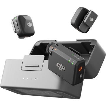 Mic Mini ( 2TX+1RX+Charging Case) 2 Konuşmacılı Kablosuz Mikrofon Sistemi