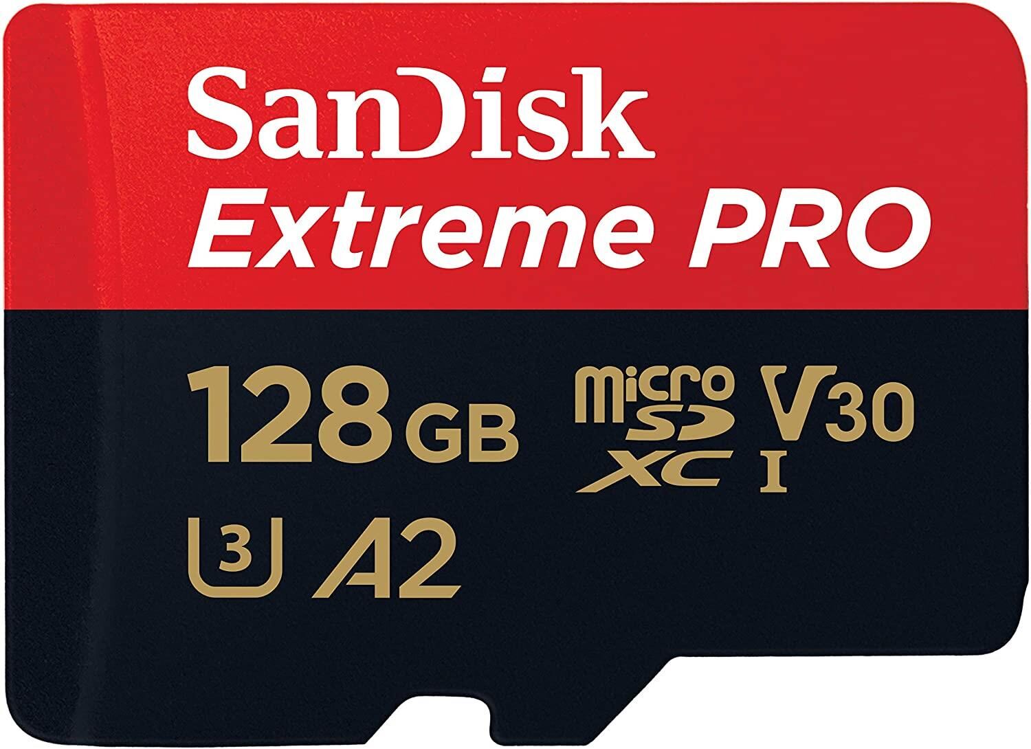 128GB Extreme Pro UHS-I MicroSDXC Hafıza Kartı