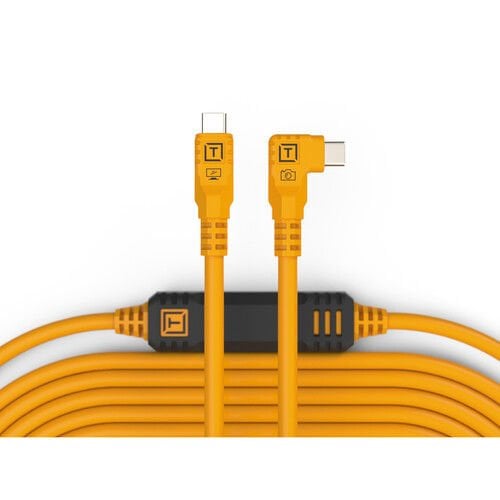 TetherPro USB-C to USB-C İki Dik Açılı 9.4m Bağlantı Kablosu