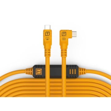 TetherPro USB-C to USB-C İki Dik Açılı 9.4m Bağlantı Kablosu