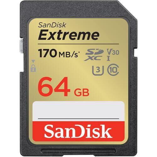 64GB Extreme SDXC UHS-I SD Hafıza Kartı