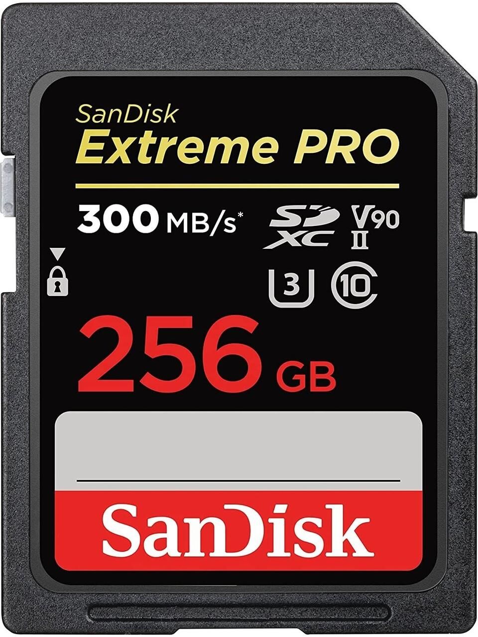 256GB Extreme Pro SDXC UHS-II SD Hafıza Kartı